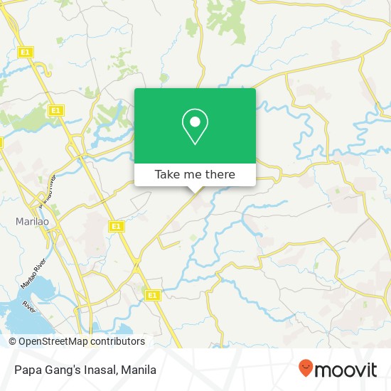 Papa Gang's Inasal, Camalig National Rd Iba, Meycauayan map