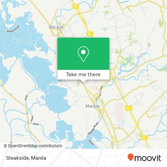 Steakside, MacArthur Hwy Abangan Norte, Marilao map