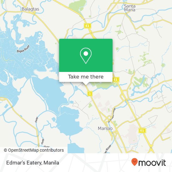 Edmar's Eatery, Manila North Rd Bunlo, Bocaue, 3018 map