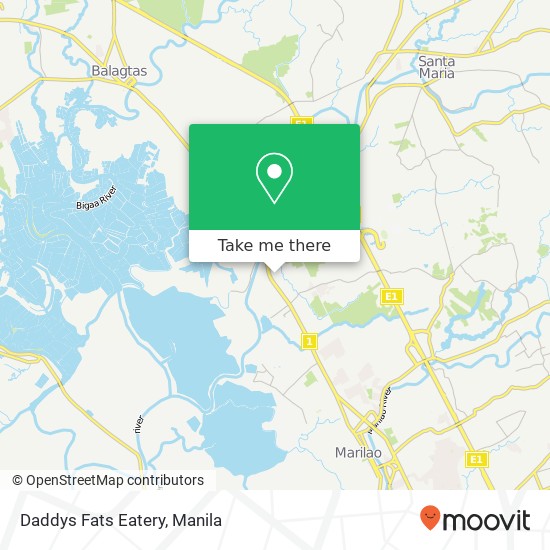 Daddys Fats Eatery, Bunlo, Bocaue, 3018 map