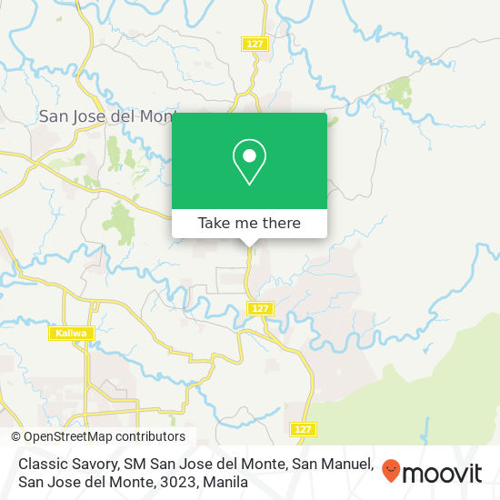 Classic Savory, SM San Jose del Monte, San Manuel, San Jose del Monte, 3023 map