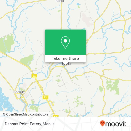 Danna's Point Eatery, Bagbaguin, Santa Maria, 3022 map
