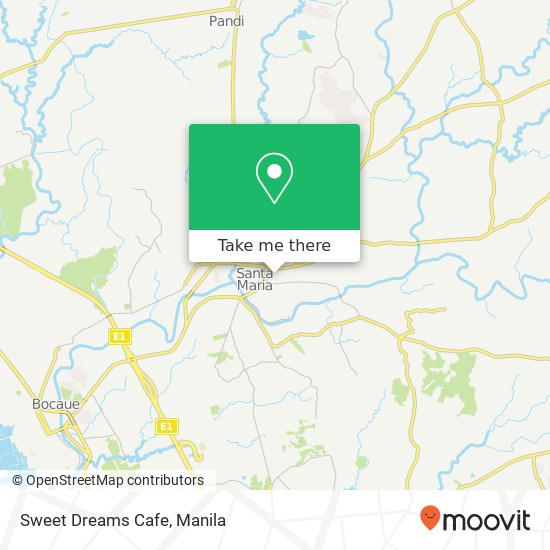 Sweet Dreams Cafe, A. Morales St Poblacion, Santa Maria, 3022 map