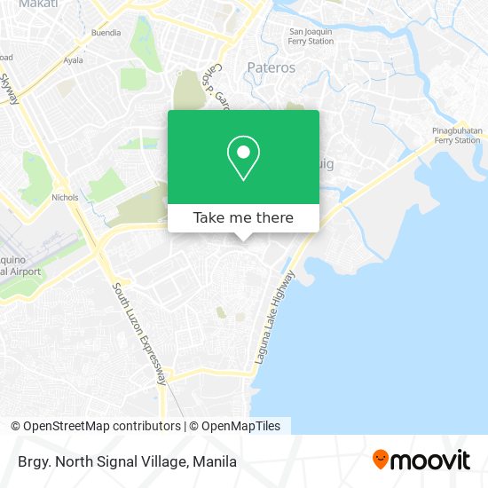 Brgy. North Signal Village map