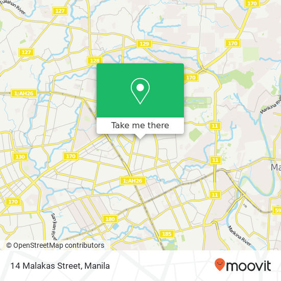14 Malakas Street map