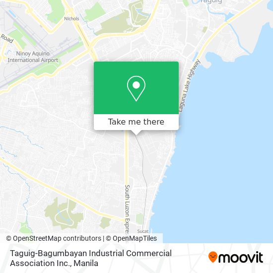 Taguig-Bagumbayan Industrial Commercial Association Inc. map