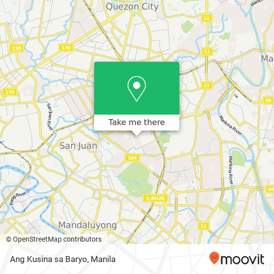 Ang Kusina sa Baryo map