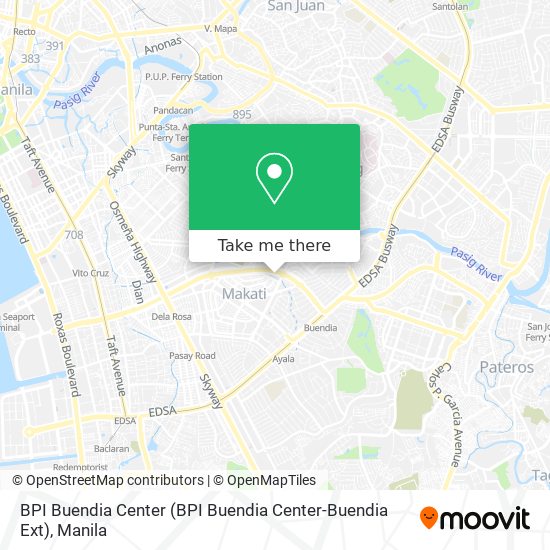 BPI Buendia Center map