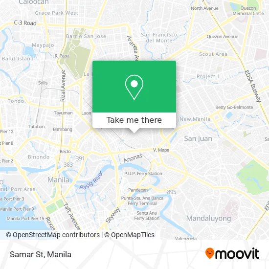 Samar St map