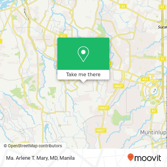 Ma. Arlene T. Mary, MD map