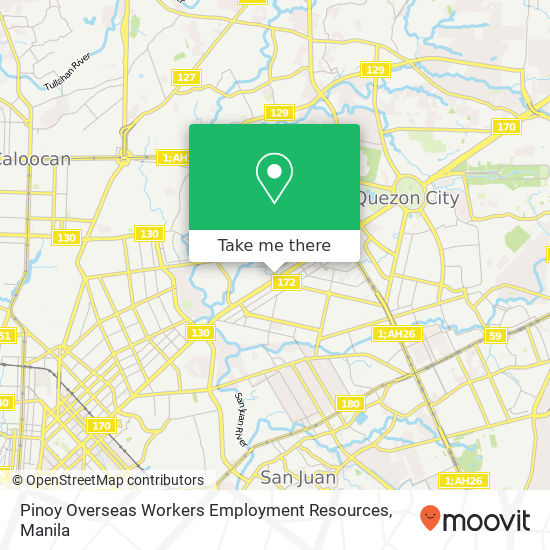 Pinoy Overseas Workers Employment Resources map