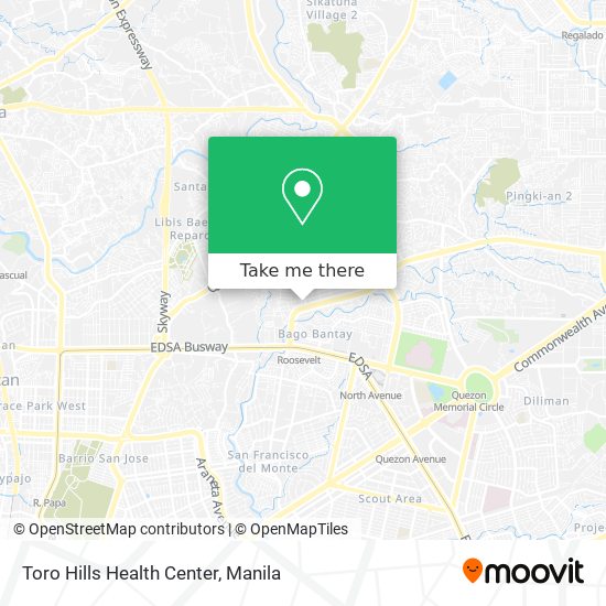 Toro Hills Health Center map