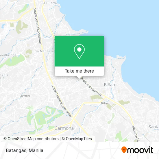 Batangas map