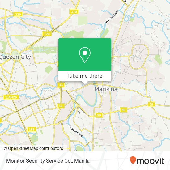 Monitor Security Service Co. map