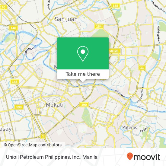 Unioil Petroleum Philippines, Inc. map