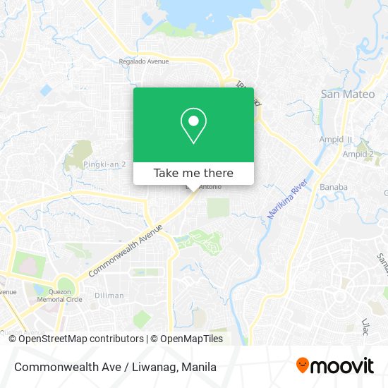 Commonwealth Ave / Liwanag map