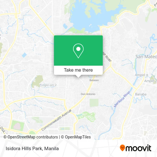 Isidora Hills Park map