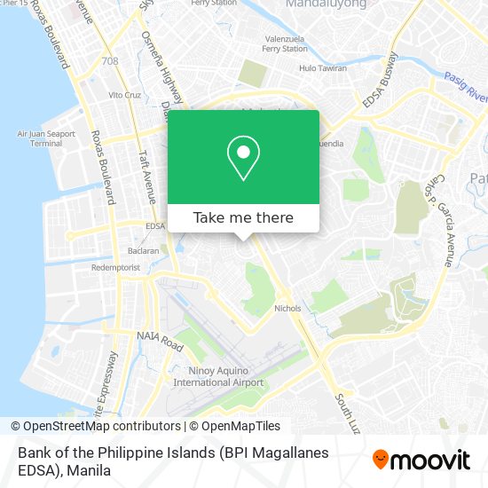 Bank of the Philippine Islands (BPI Magallanes EDSA) map