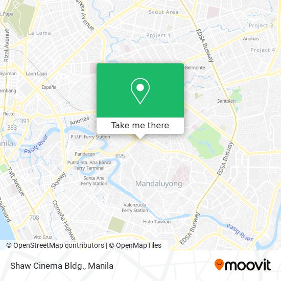 Shaw Cinema Bldg. map