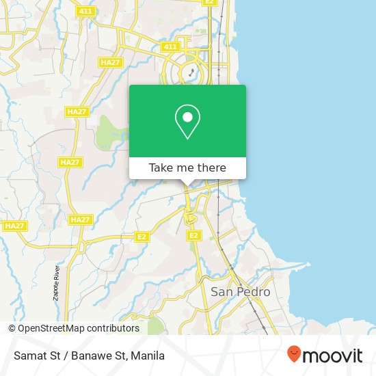 Samat St / Banawe St map