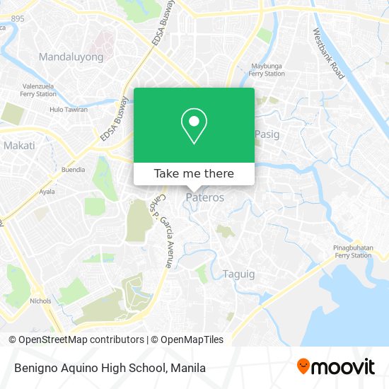 Benigno Aquino High School map