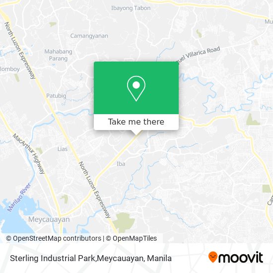Sterling Industrial Park,Meycauayan map