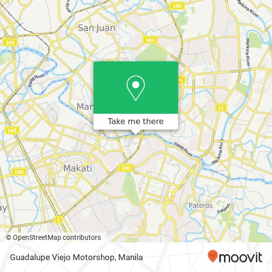 Guadalupe Viejo Motorshop map