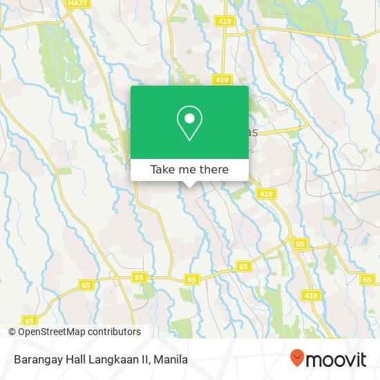 Barangay Hall Langkaan II map
