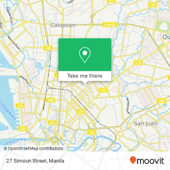 27 Simoun Street map