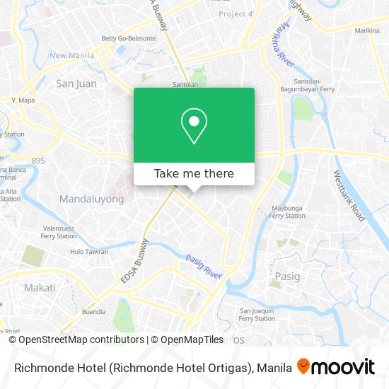 Richmonde Hotel (Richmonde Hotel Ortigas) map