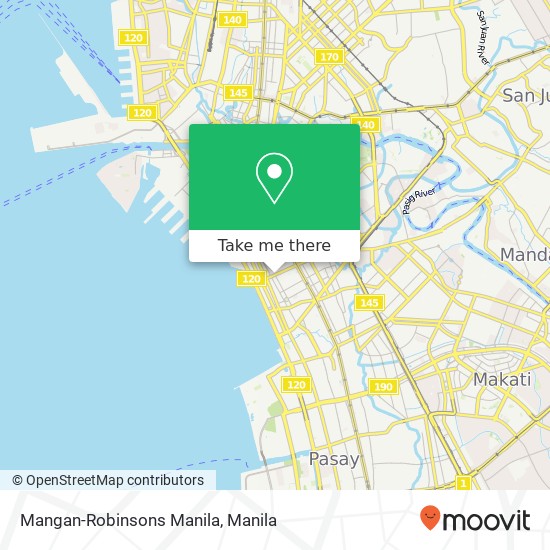 Mangan-Robinsons Manila map