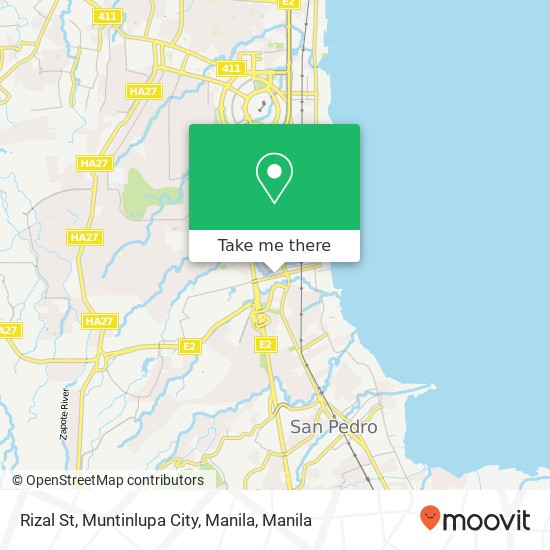 Rizal St, Muntinlupa City, Manila map