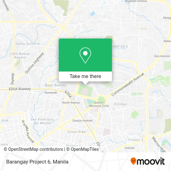 Barangay Project 6 map
