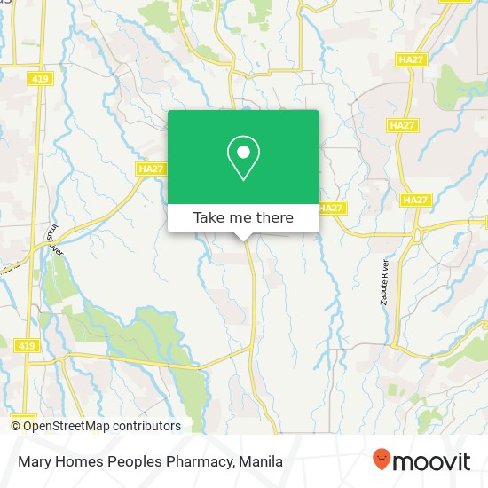 Mary Homes Peoples Pharmacy map