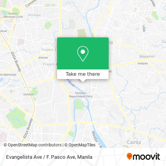Evangelista Ave / F. Pasco Ave map