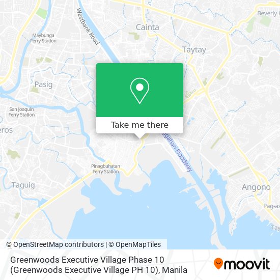 Greenwoods Executive Village Phase 10 map