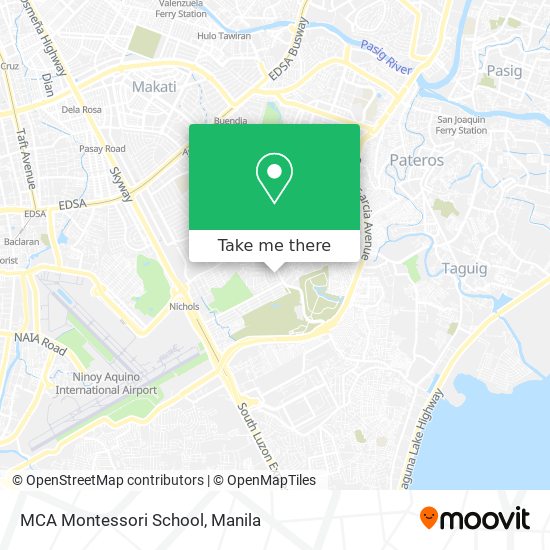 MCA Montessori School map
