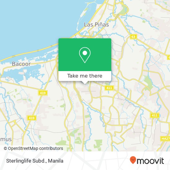 Sterlinglife Subd. map