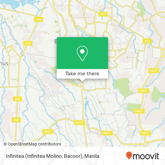 Infinitea (Infinitea Molino, Bacoor) map