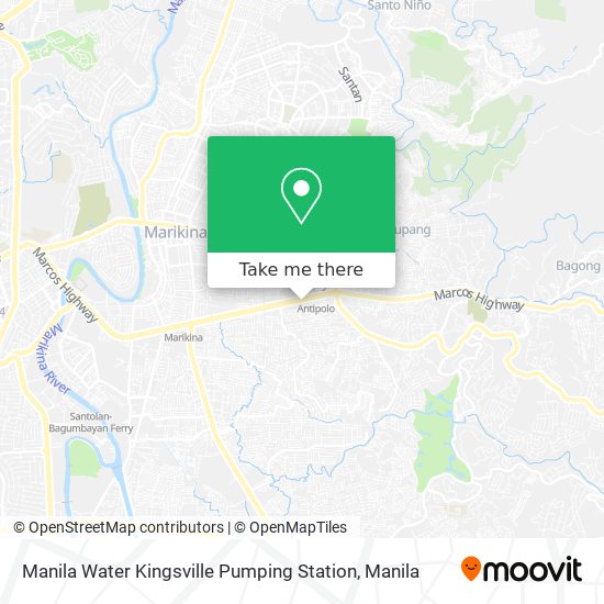 Manila Water Kingsville Pumping Station map