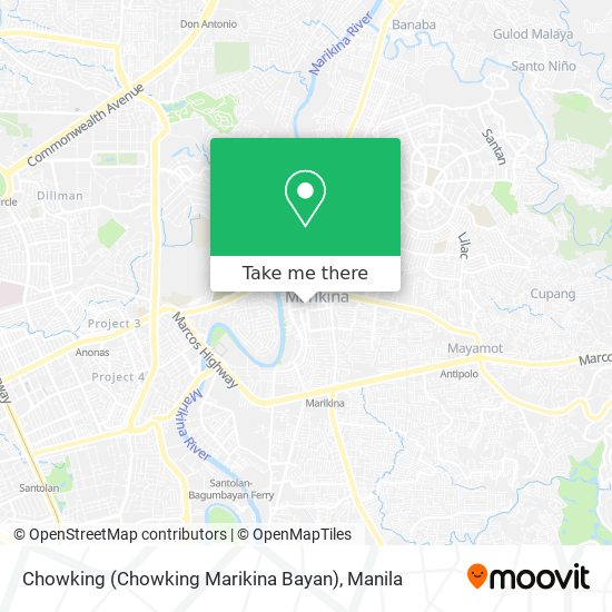 Chowking (Chowking Marikina Bayan) map