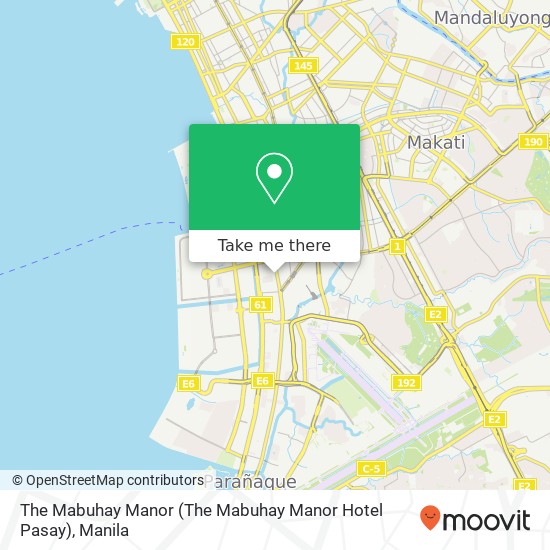 The Mabuhay Manor (The Mabuhay Manor Hotel Pasay) map