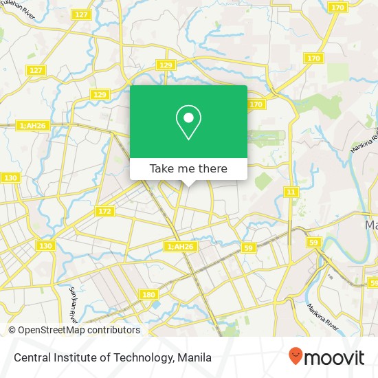 Central Institute of Technology map