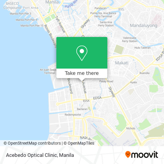 Acebedo Optical Clinic map