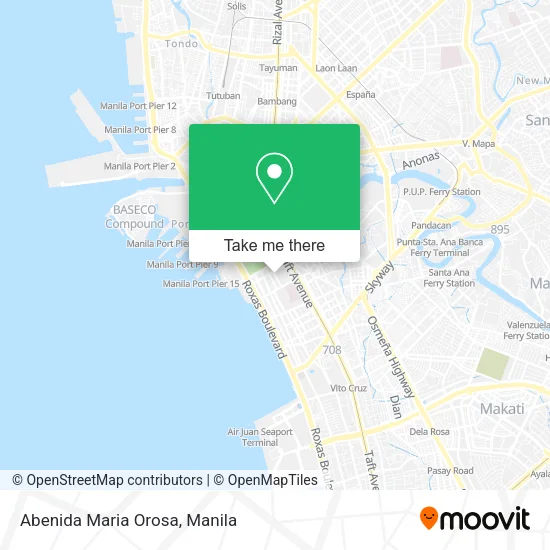 Abenida Maria Orosa map