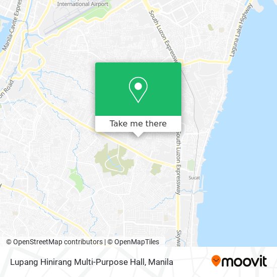 Lupang Hinirang Multi-Purpose Hall map