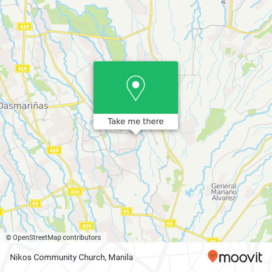 Nikos Community Church map