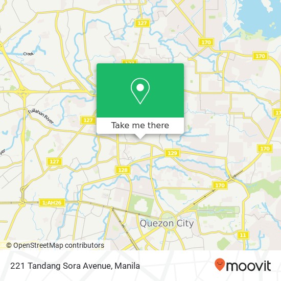 221 Tandang Sora Avenue map