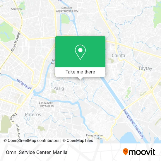 Omni Service Center map