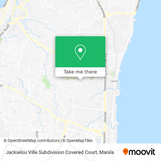 Jackielou Ville Subdivision Covered Court map